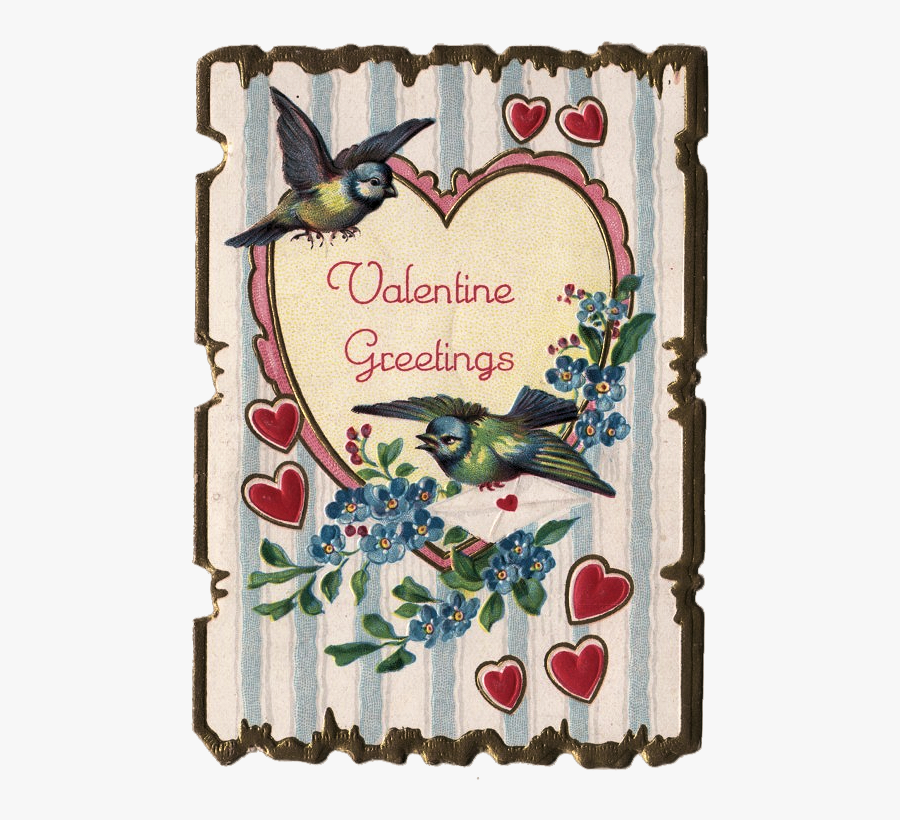 Vintage Valentine Clip Art, Transparent Clipart