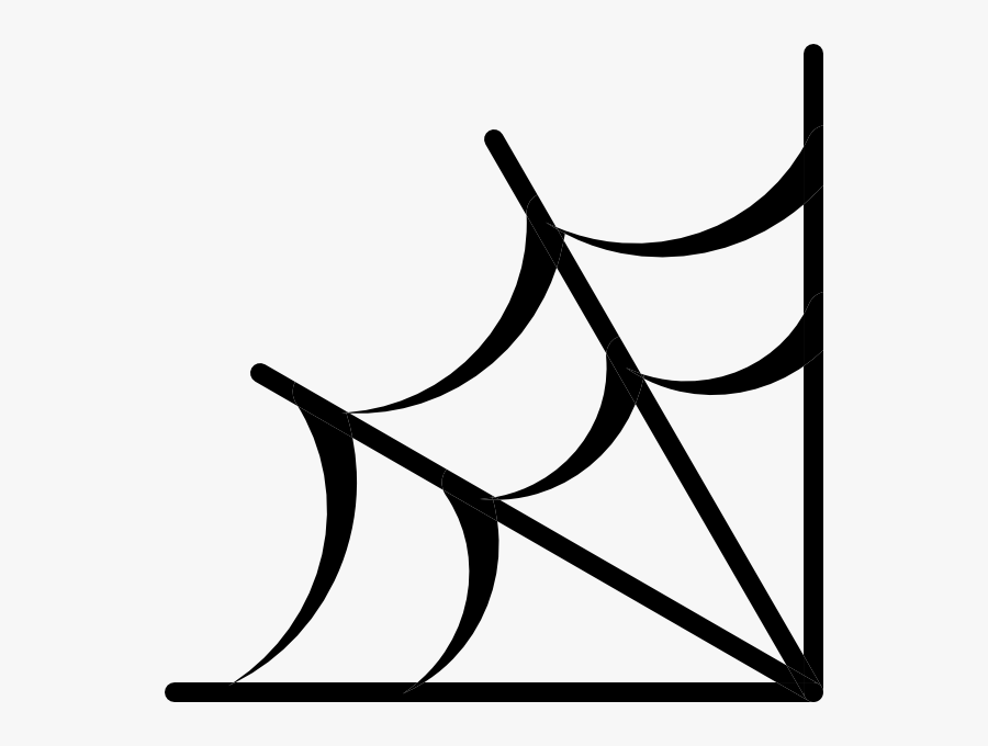 Clipart Of Web, Spider And And Spider On, Transparent Clipart