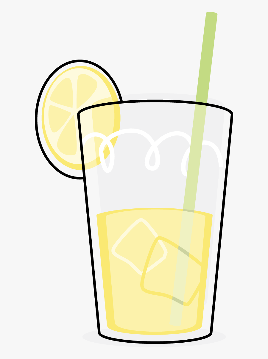A Glass Of Lemonade - Iced Tea Cup Clipart, Transparent Clipart