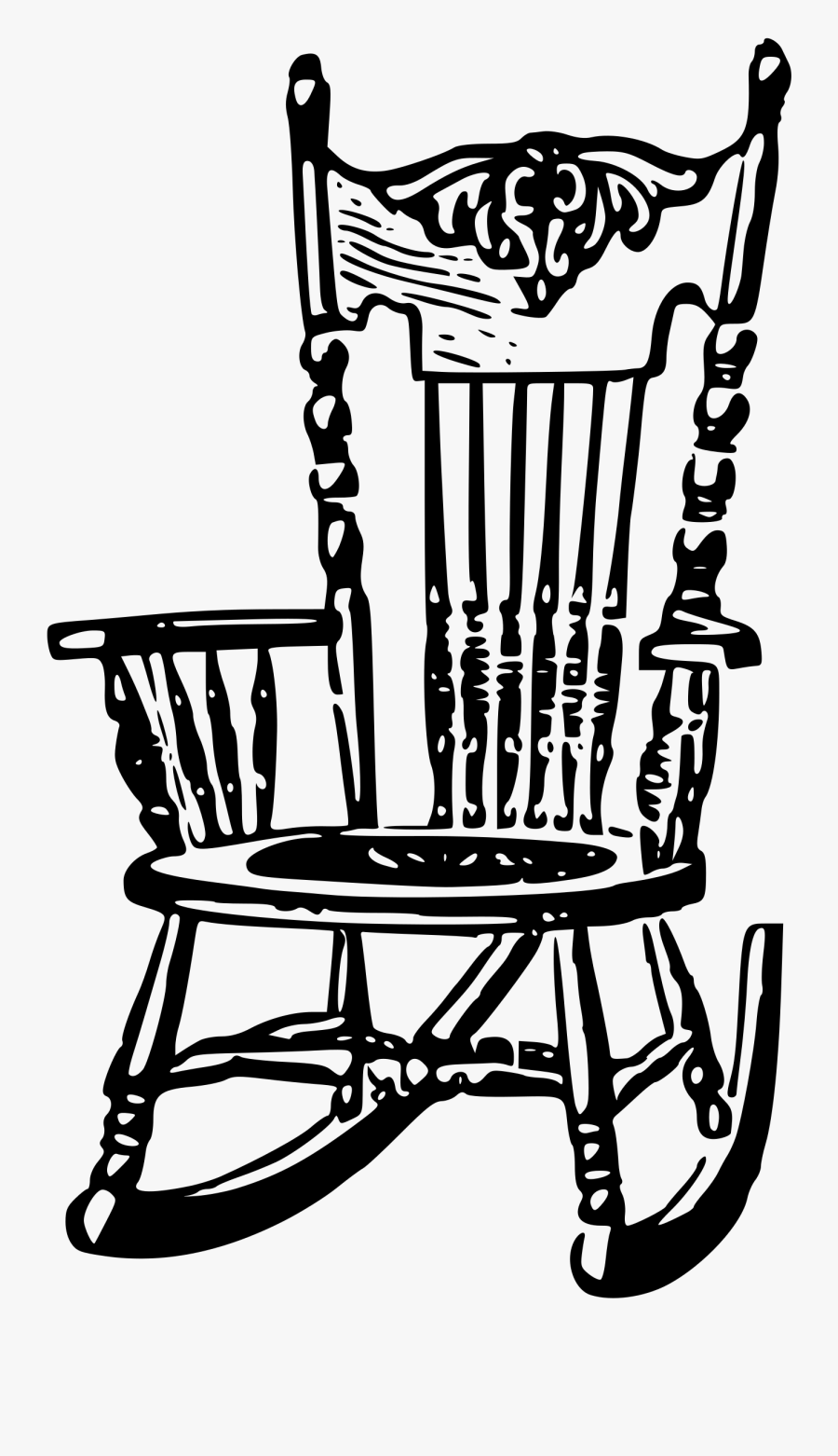 Free Clipart Rocking Chair - Rock And Roll Rocking Chair, Transparent Clipart