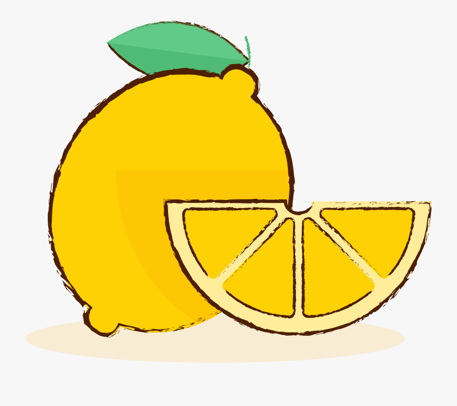 Original Hand Painted Cartoon Lemon Used Commercially, Transparent Clipart