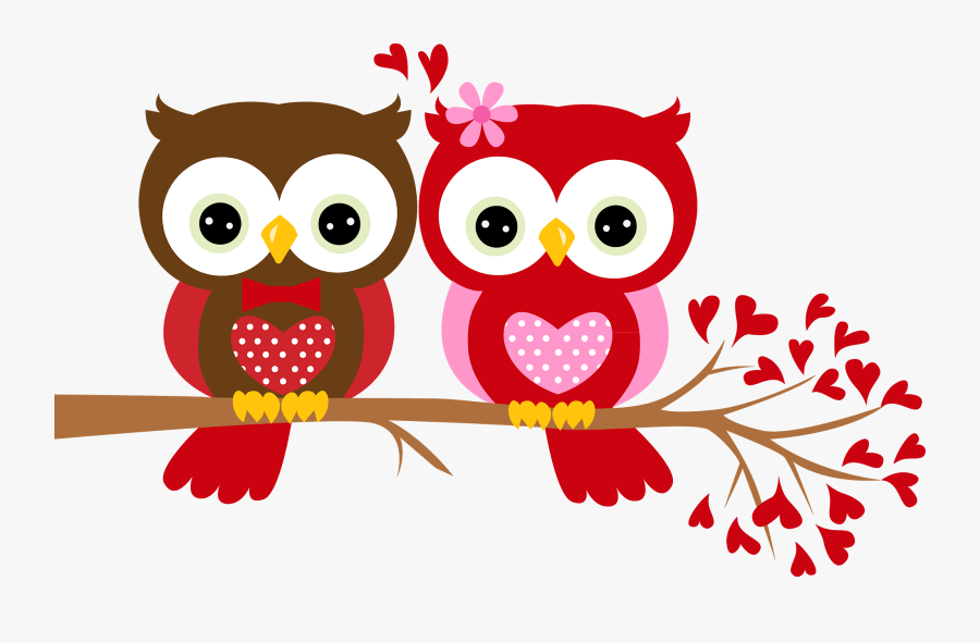 Valentine Clipart Owl - Owl Valentine Clip Art, Transparent Clipart