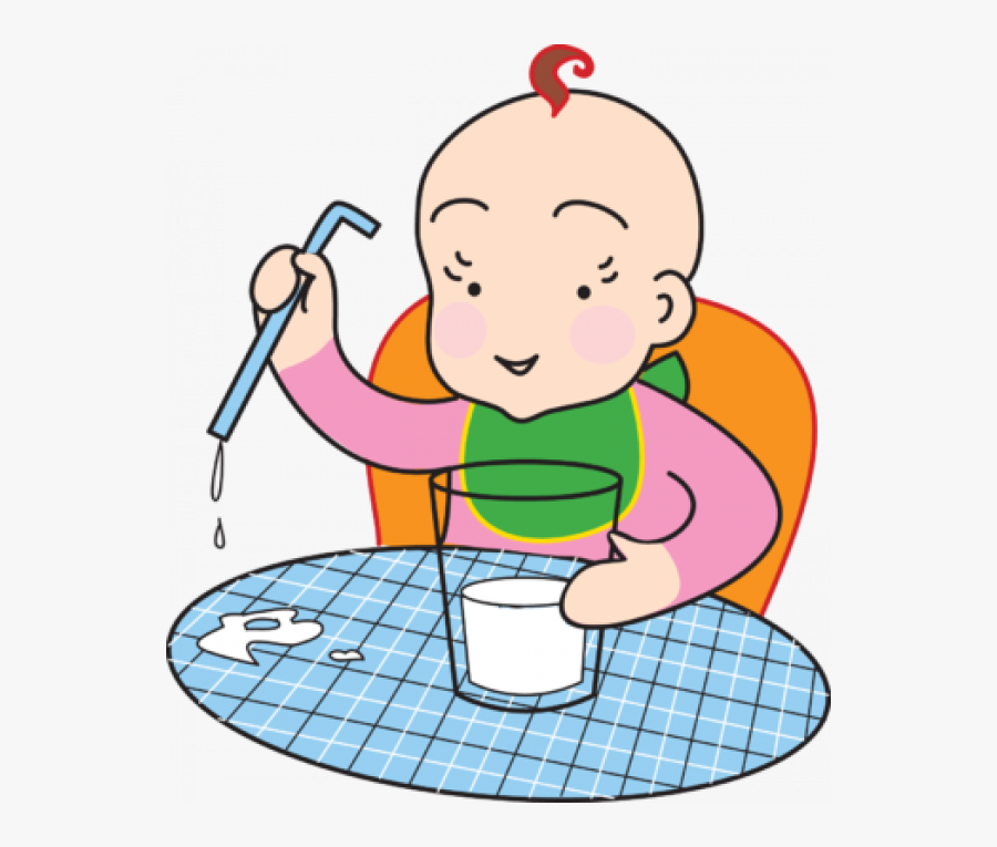 Baby Milk Clipart Transparent Png Images - Drinking Milk Clipart Png, Transparent Clipart
