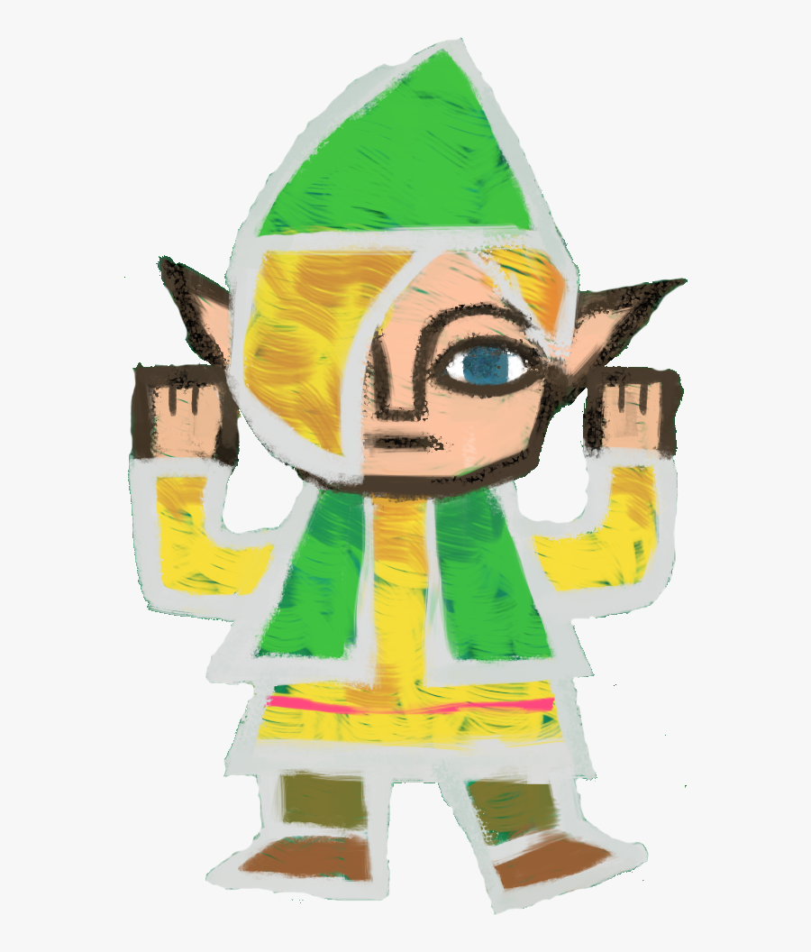 Zelda Clipart Zelda A Link Between World - Link Between Worlds Painting Link, Transparent Clipart