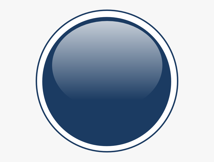 Buttons Clipart Circle Button - Blue Button Icon Png, Transparent Clipart