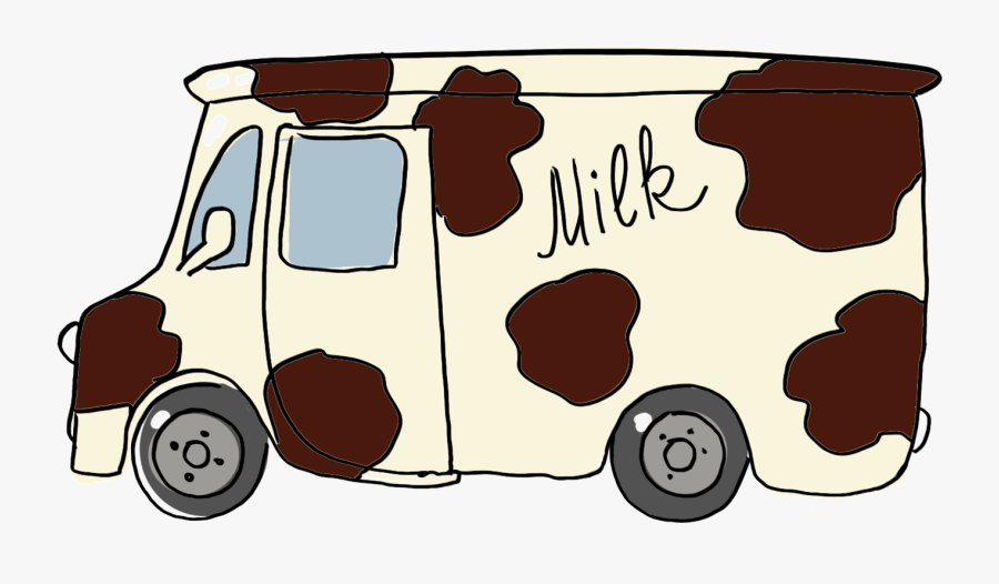 Milk Clipart Man Milk Indian - Milk Van Cartoon, Transparent Clipart