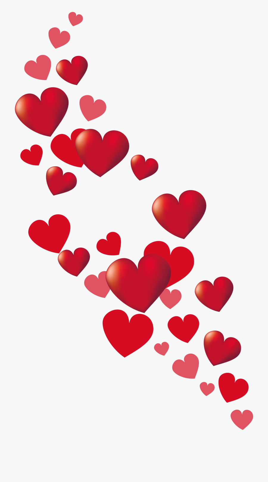 Transparent Valentine Clipart - Transparent Background Hearts Png, Transparent Clipart