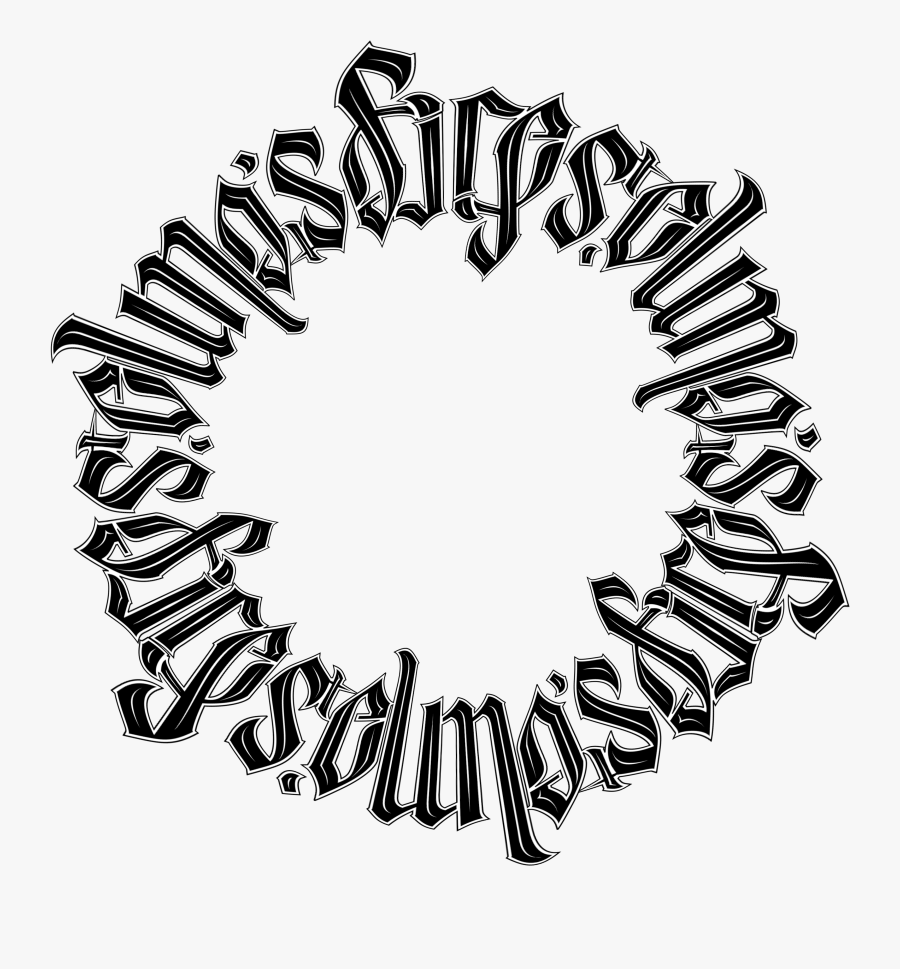 St Elmo"s Fire Circular Chain Ambigram By Danadonajr - Vector Graphics, Transparent Clipart