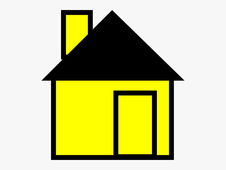 Simple House Cartoon Drawing, Transparent Clipart