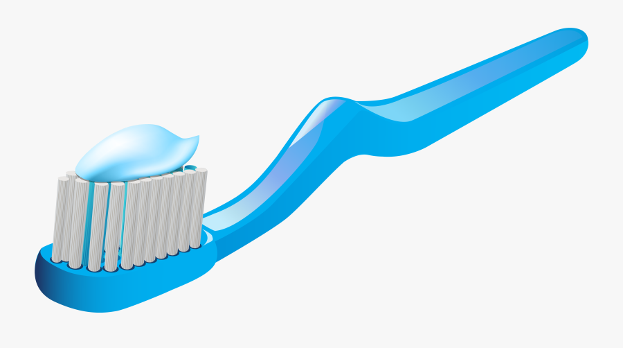 Toothbrush And Toothpaste Png Clip Art - Toothbrush With Toothpaste Png, Transparent Clipart