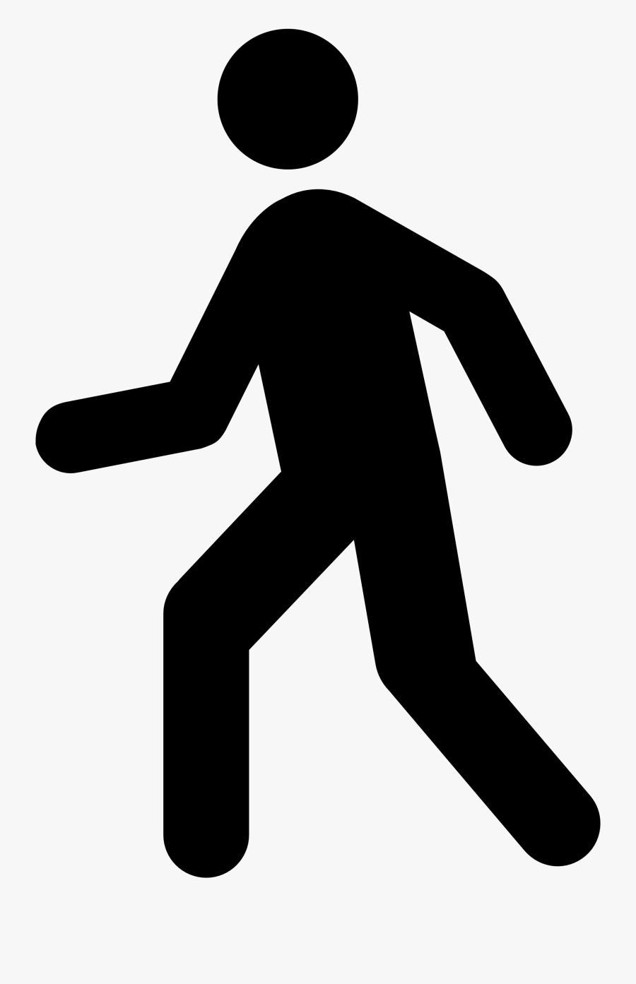 Free Exercise Clipart - Walking Person Clipart, Transparent Clipart