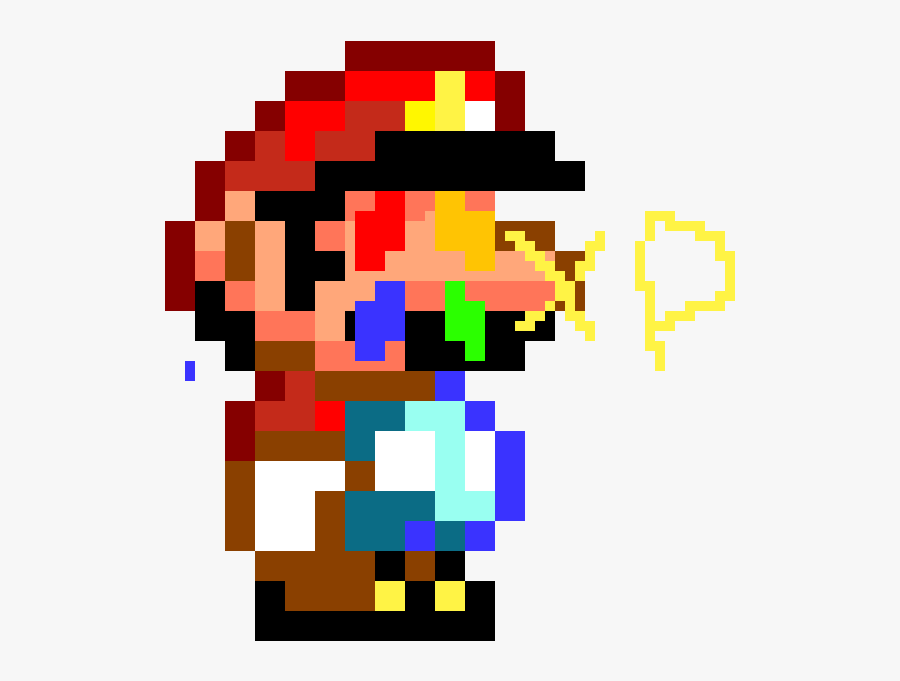 Pixel Art Super Mario World Clipart , Png Download - Super Mario World Mario Pixel Art, Transparent Clipart
