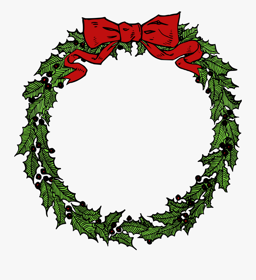 Free To Use Public Domain Christmas Wreath Clip Art - Christmas Wreath Clipart Free, Transparent Clipart