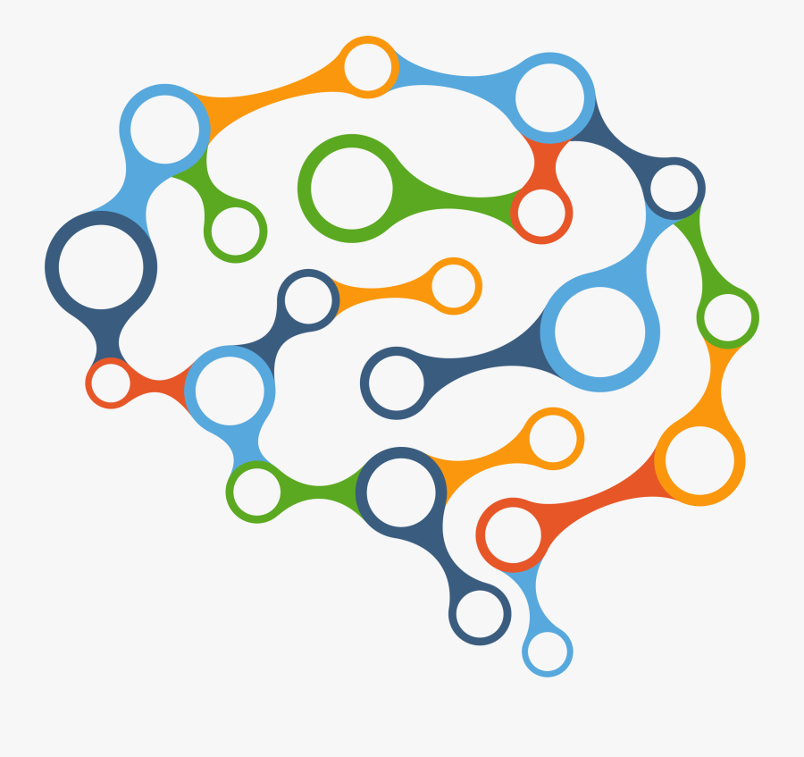 Colorful Brain Map Vector Clipart Image - Free Brain Icon Png, Transparent Clipart