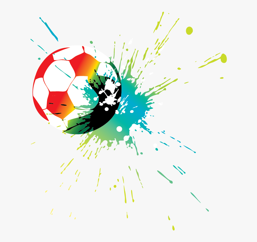 Fifa Cup Football T-shirt Player World Clipart - Splash Football Png, Transparent Clipart