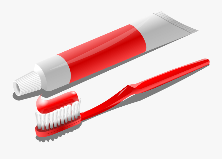 Toothbrush And Toothpaste - Tooth Brush And Tooth Paste Clipart, Transparent Clipart