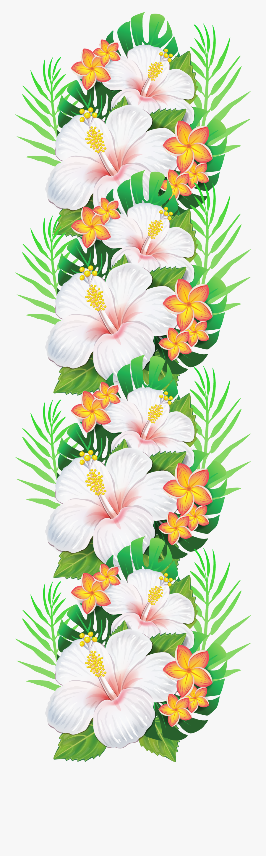 Plant Clipart Decoration - Tropical Flower Hd Png Free, Transparent Clipart