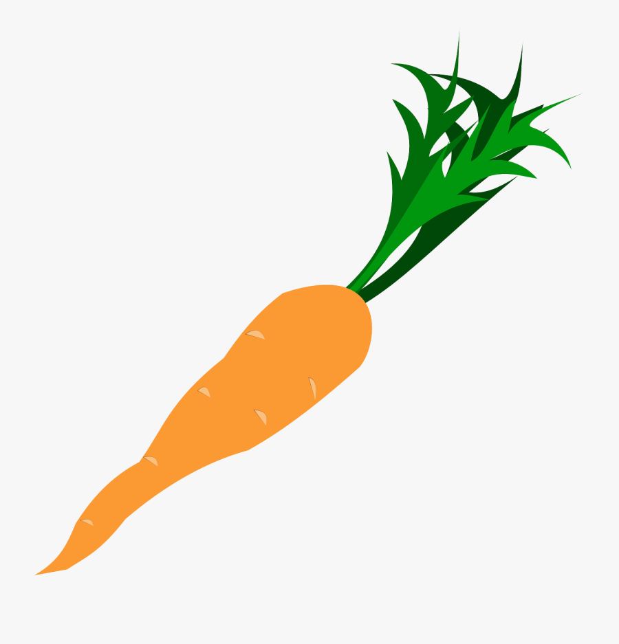 Carrot - Cartoon Carrots Transparent Background, Transparent Clipart