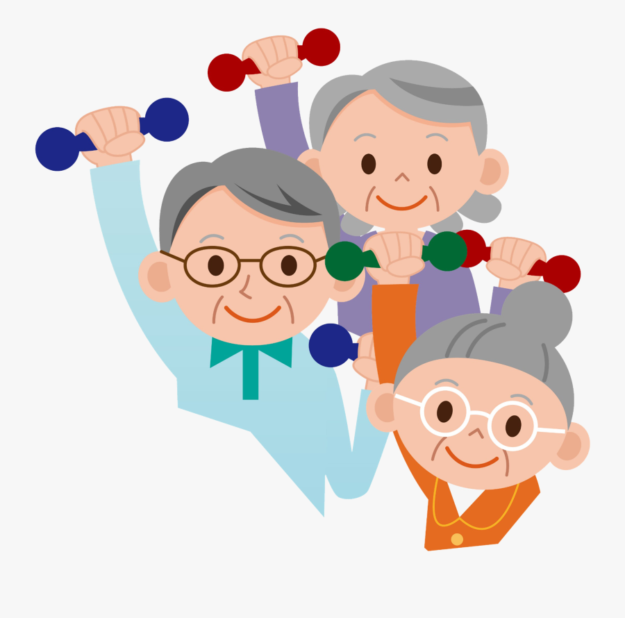 Clip Art Clip Library Huge - Transparent Elderly Exercise Clip Art, Transparent Clipart