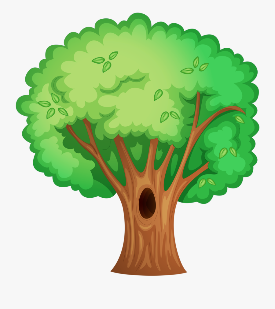 Arbol Con Agujero Dibujo, Transparent Clipart