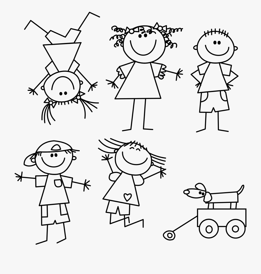 Download Stick Figure Kids Svg , Free Transparent Clipart - ClipartKey