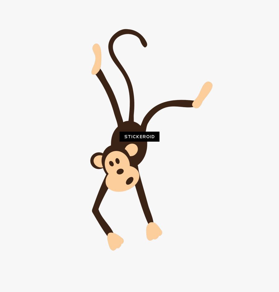 Arctic Monkeys Reading Nme - Hanging Monkey Cartoon, Transparent Clipart