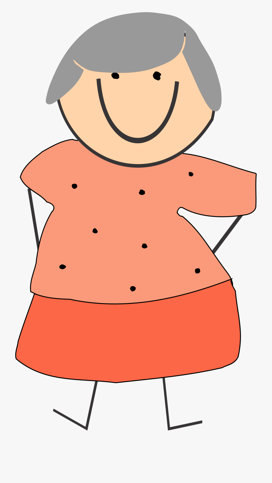 Happy Mothers Day Clipart Grandma - Tan Grandma Clip Art, Transparent Clipart