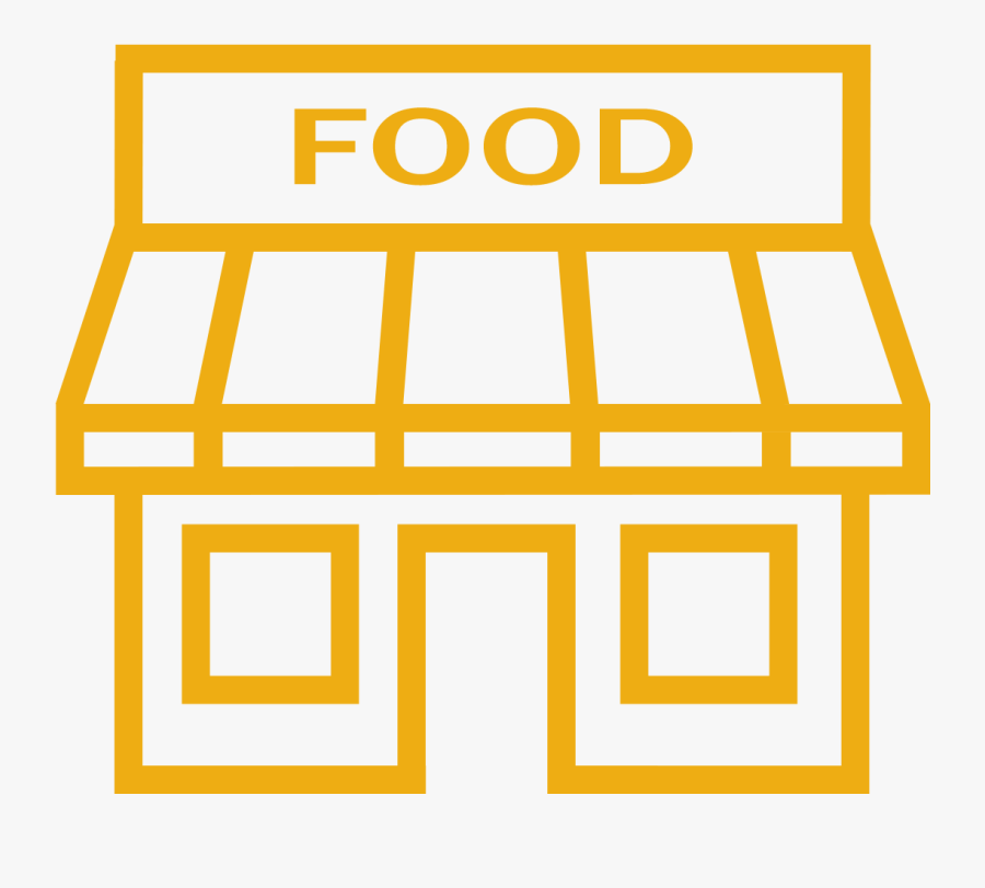 Doors For Restaurants - Ice Cream Shop Symbol, Transparent Clipart