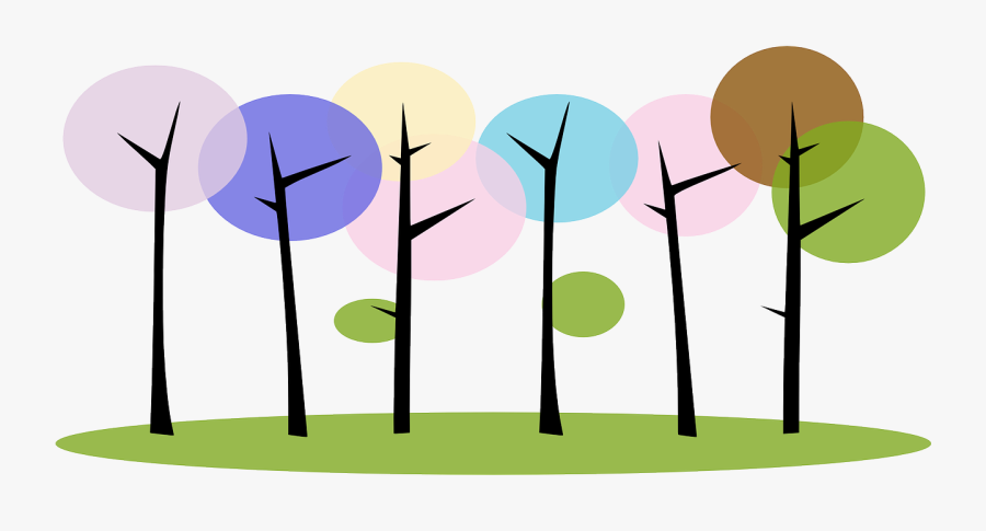Free Vector Graphic - Colorful Art Tree Png, Transparent Clipart