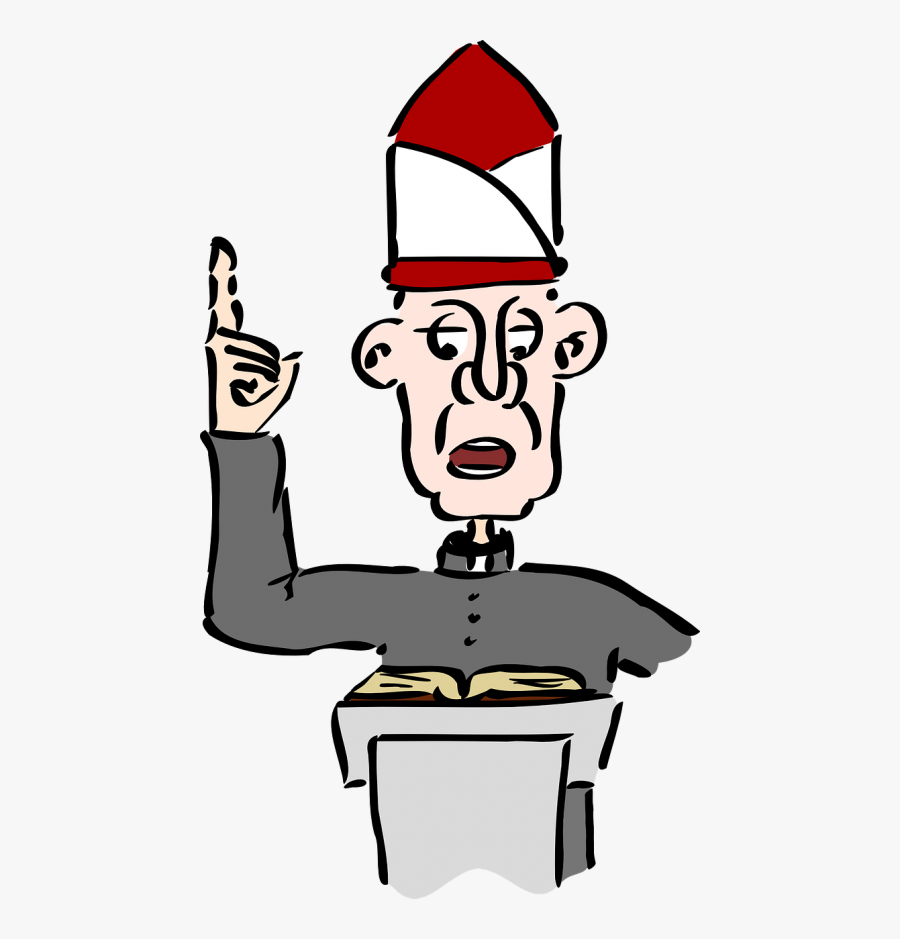 Chair Clipart Priest - Free Clipart Medieval Priest, Transparent Clipart