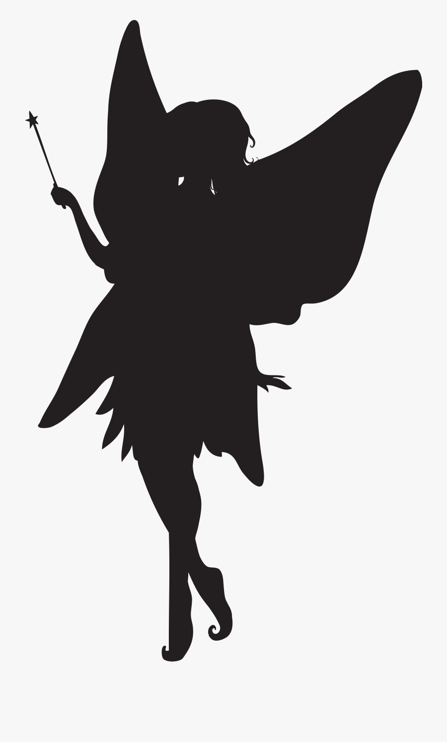 Fairy Silhouette Png Clip - Forest Fairy Clip Art, Transparent Clipart