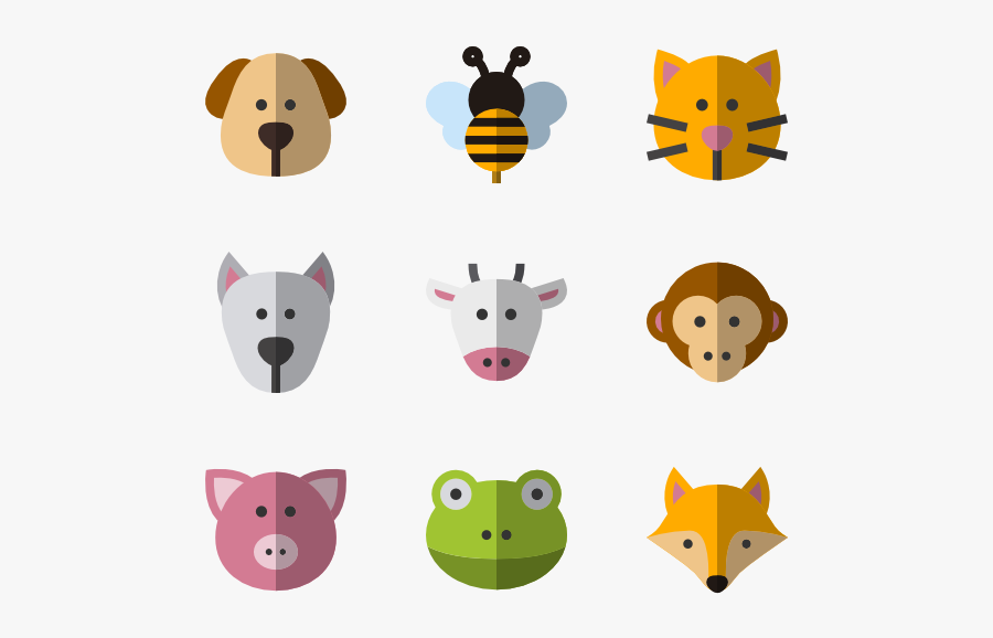 Vector Monkey Icons Free Animals - Animals Icon, Transparent Clipart