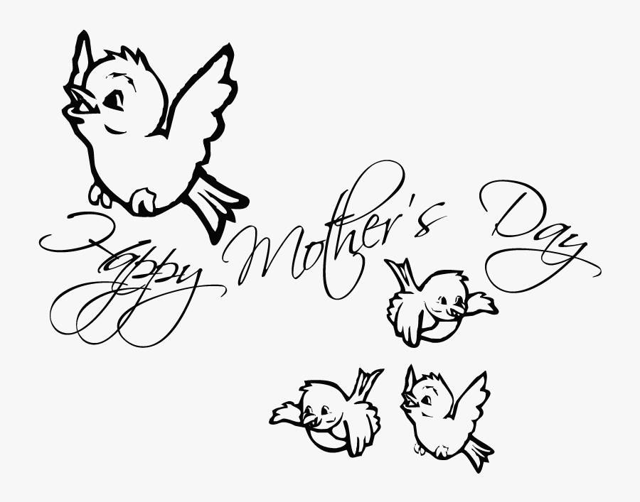 Happy Drawing At Getdrawings - Easy Bird Coloring Pages, Transparent Clipart