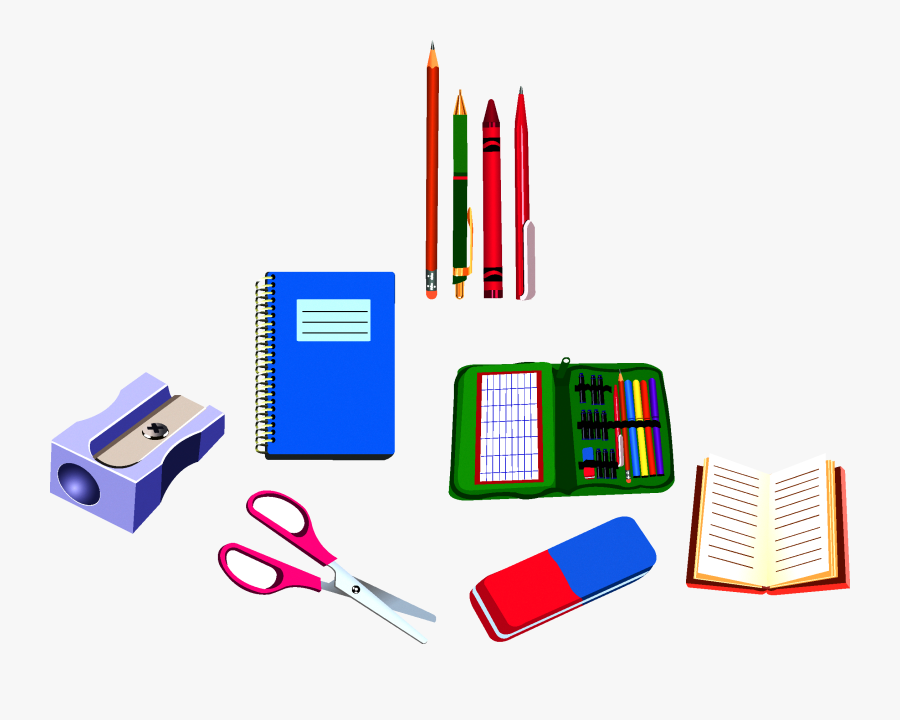 School, Drawing, School Supplies, Electronics Accessory, - School Objects Clipart, Transparent Clipart