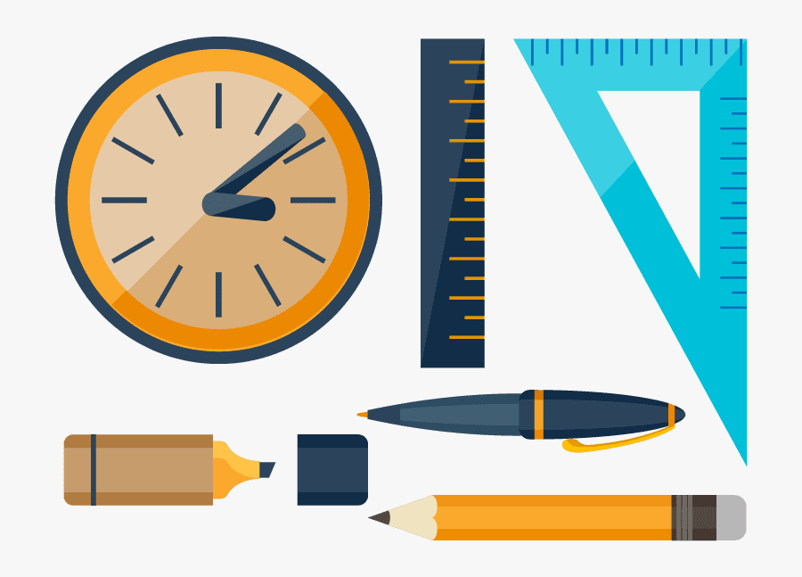 School-supplies , Transparent Cartoons, Transparent Clipart