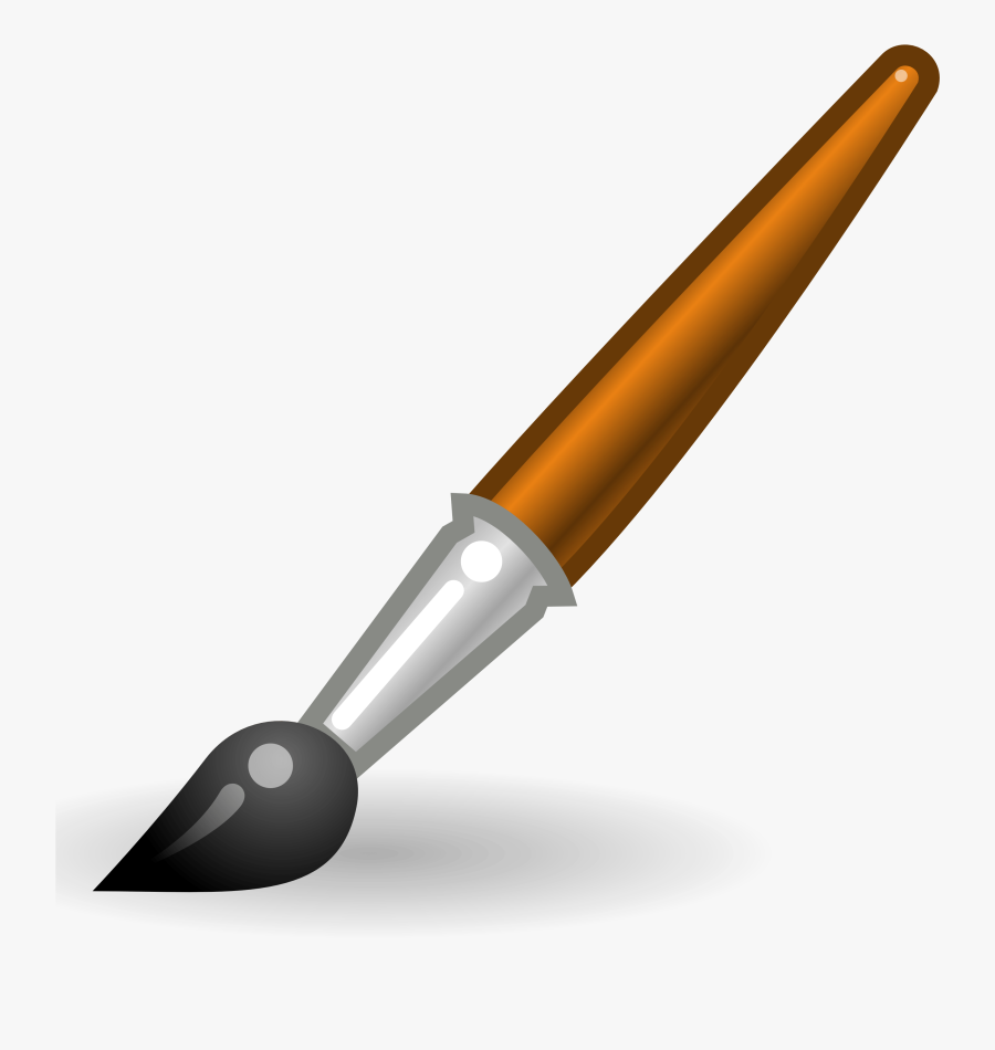 Paint Brush Free Download Png - Brush Tool In Paint, Transparent Clipart