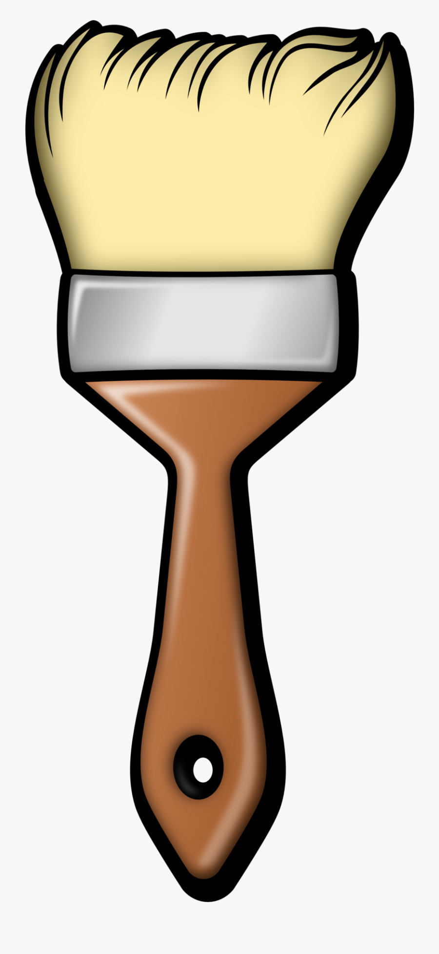 Brush Clipart Black And White - Brush Clipart, Transparent Clipart