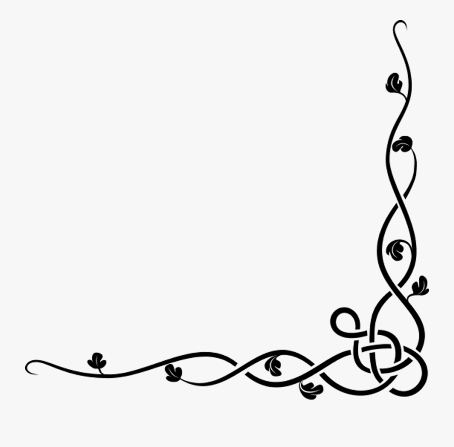 Simple Corner Border Clipart Clip Art Library - Bottom Right Corner Border, Transparent Clipart