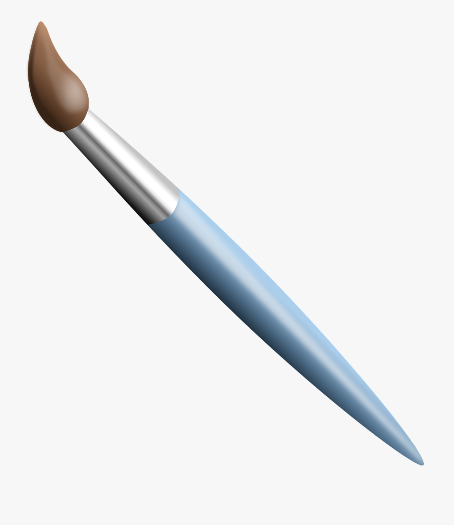 Paintbrush Paint Brush Clip Art Free Free Clipart Image - Clear Background Paint Brush Transparent, Transparent Clipart