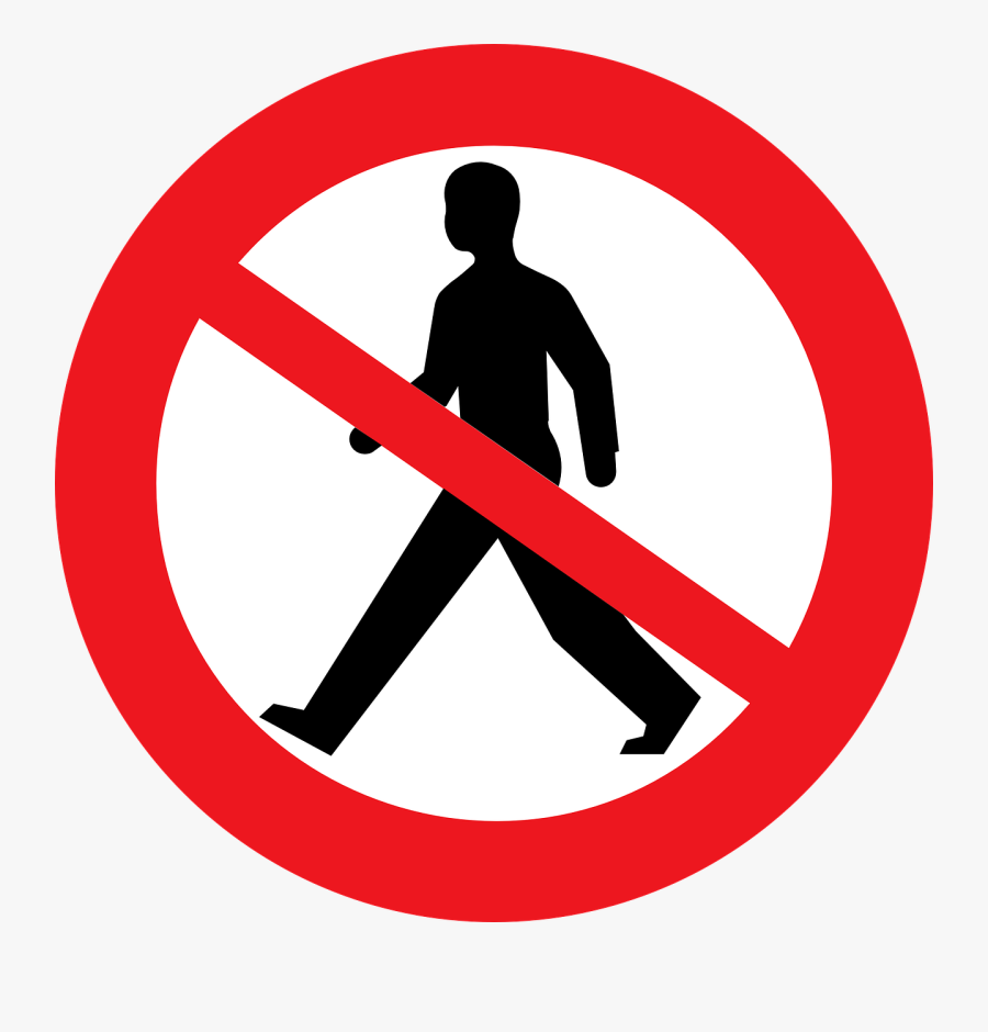 Do Not Enter Man Clip Art At Clker - Do Not Enter Logo, Transparent Clipart
