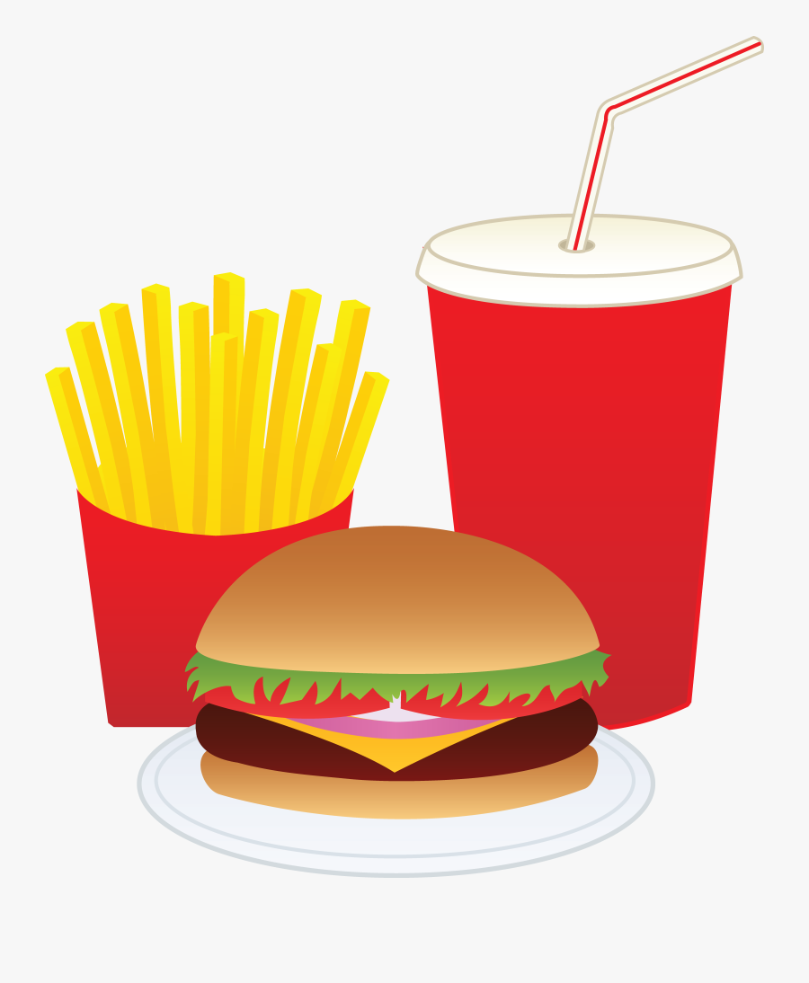 Fast Food Clip Art, Transparent Clipart