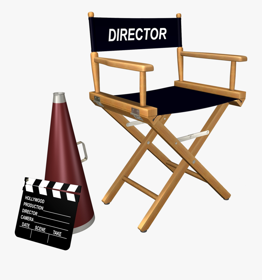 Transparent Chair Clipart Png - Directors Chair Clipart, Transparent Clipart