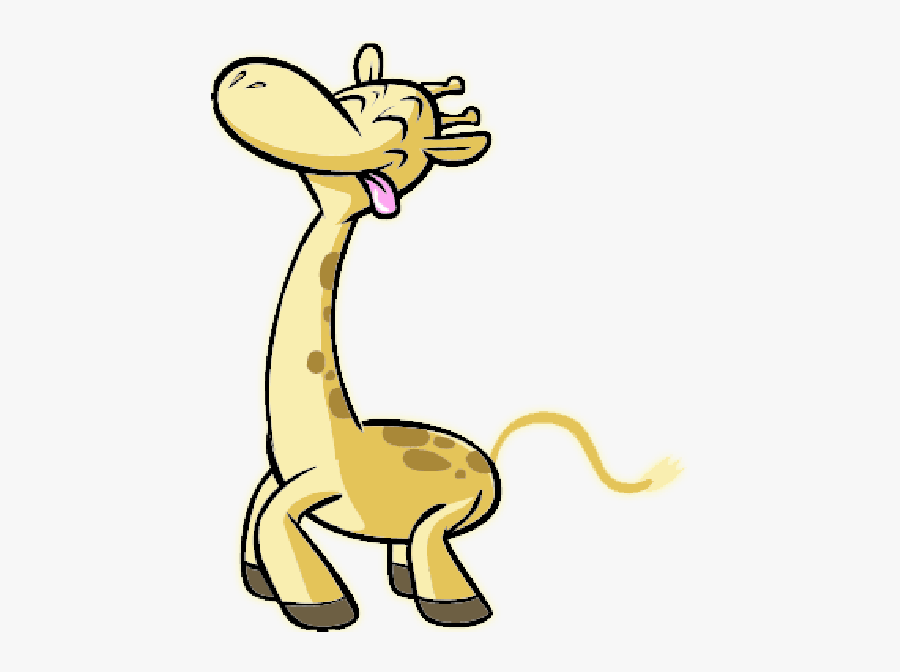 Funny Giraffe Cartoon Clip Art Images - Cartoon Giraffe Transparent Background, Transparent Clipart