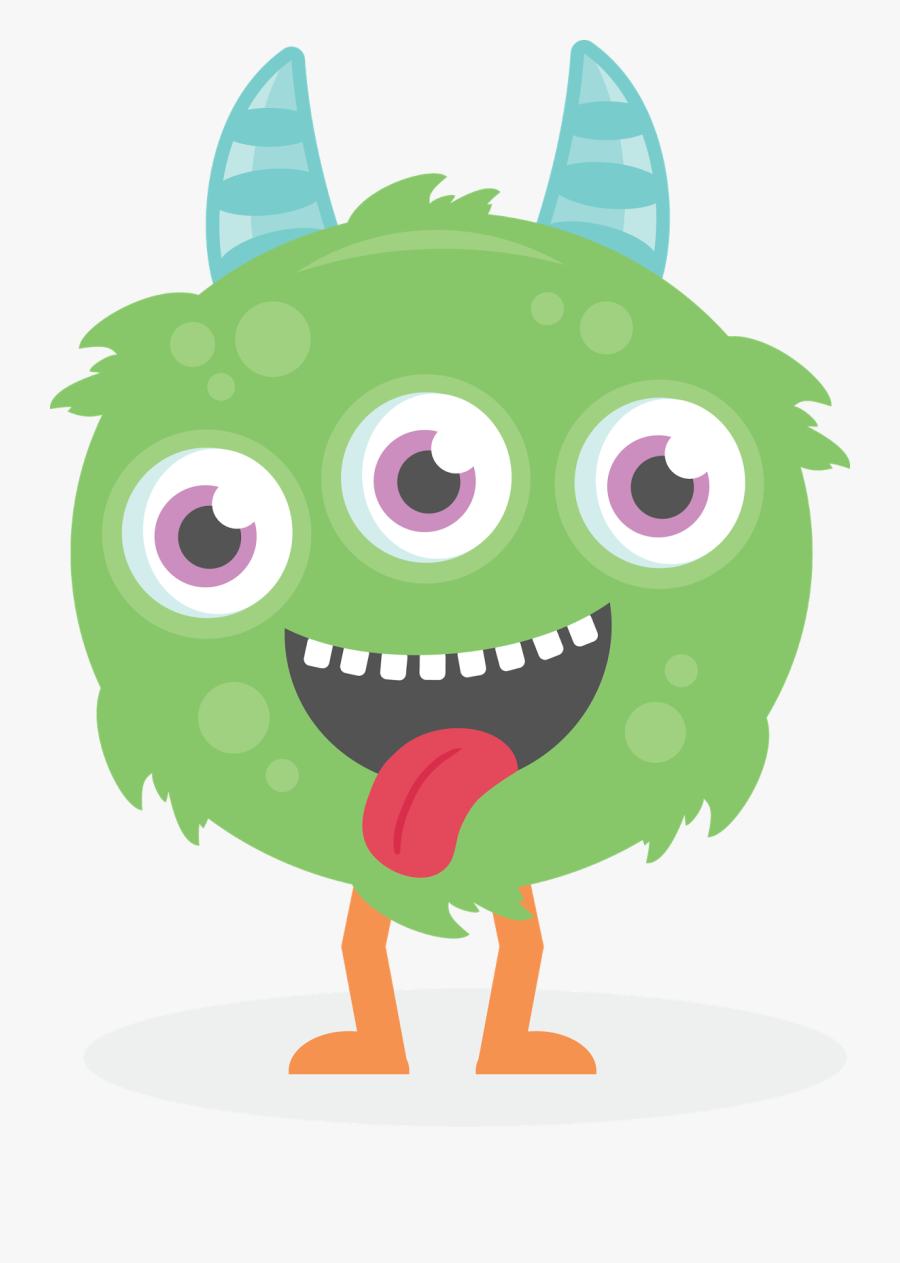 Miss Kate Apple Clipart Png - Cute Monster Transparent Background, Transparent Clipart