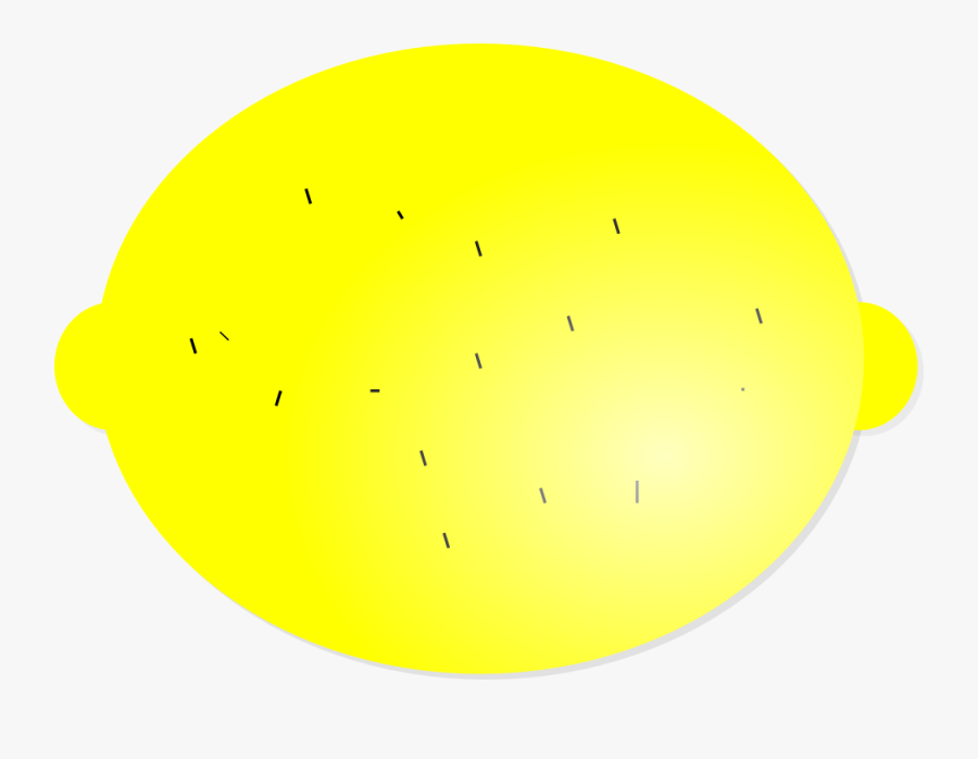 Lemon - Circle, Transparent Clipart