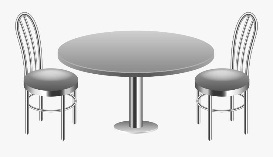 Table With Chairs Png - Table And Chairs Png, Transparent Clipart