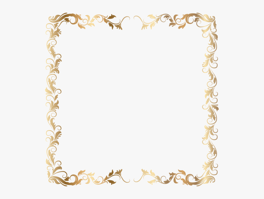 Gold Border Clipart Borders And Frames Clip Art - Gold Border With