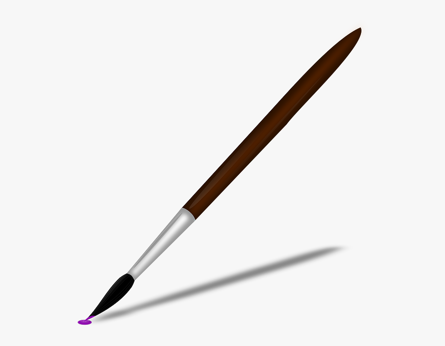 Paintbrush Paint Brush Clip Art The Cliparts - Pencil Brush Art Png, Transparent Clipart