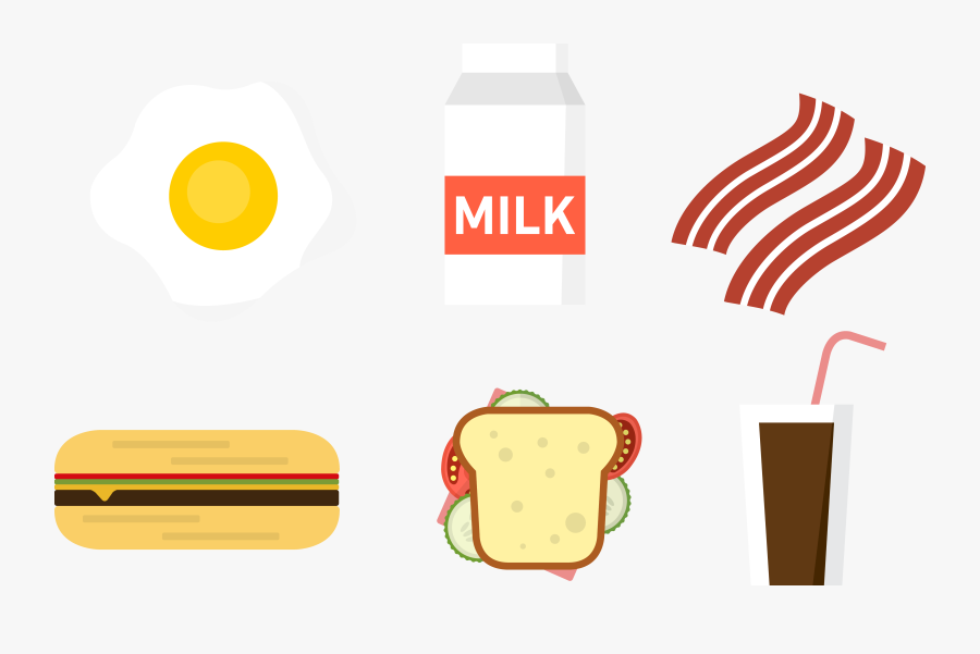 Breakfast Fast Food Milk Clip Art, Transparent Clipart