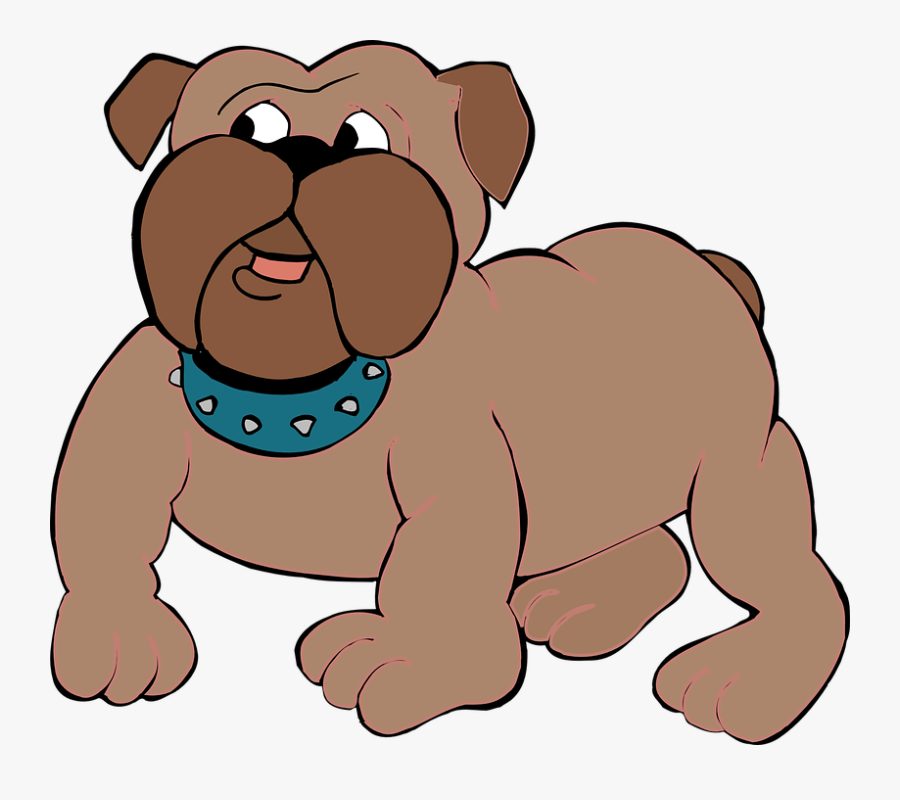 Cute - Bulldog - Puppy - Clipart - Big Dog Clipart Png, Transparent Clipart